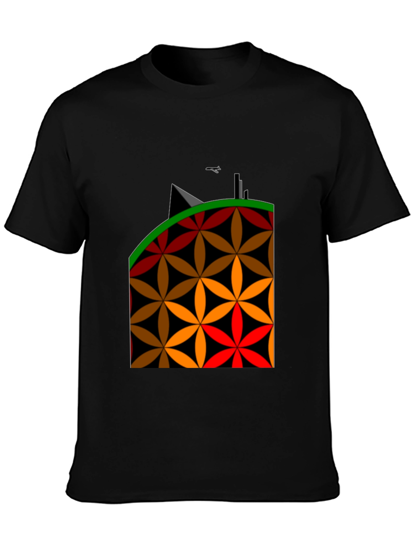 Geometric Flower Power T-Shirt