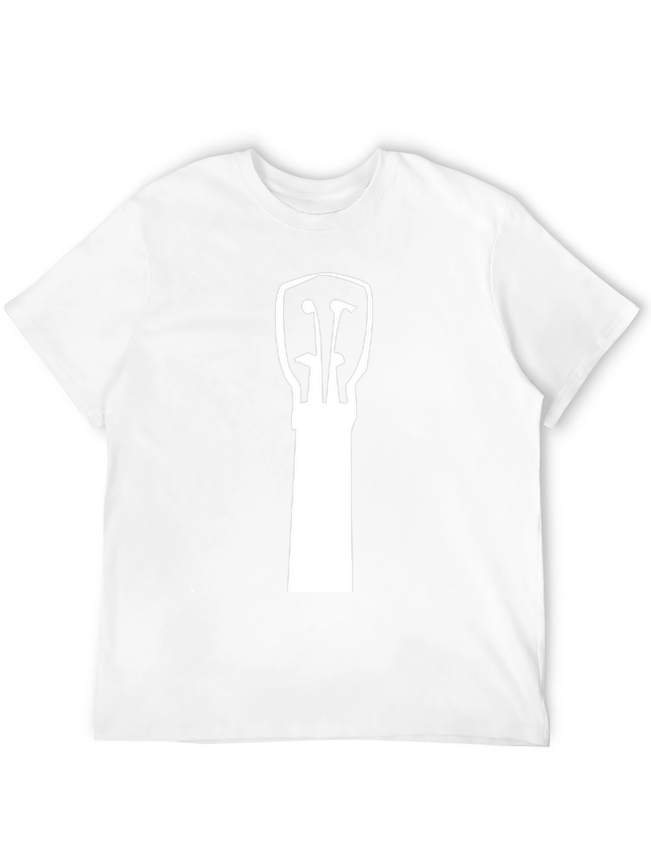 Guitar Headstock Graphic Tee - Black