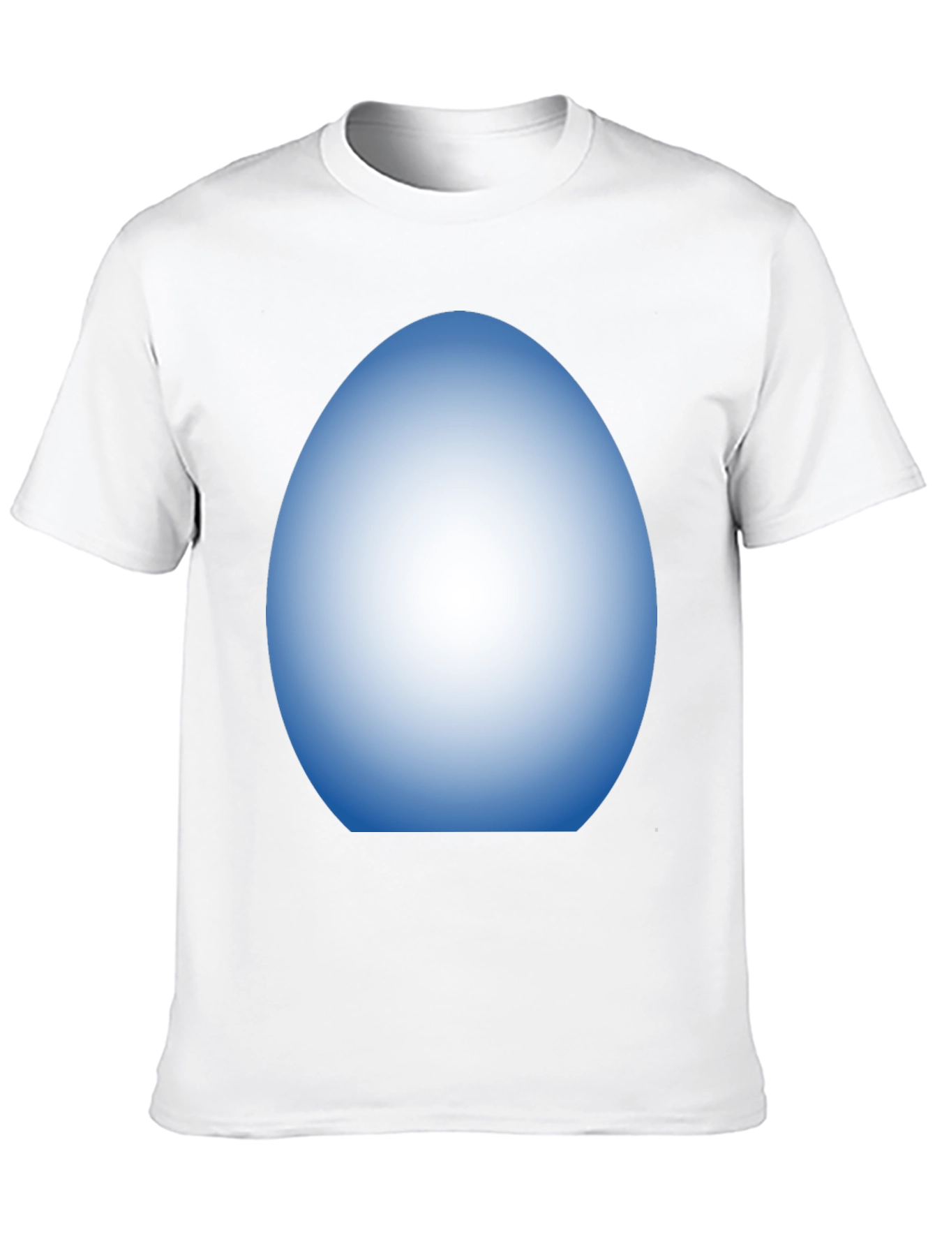 Mens Black T-Shirt with Egg Design