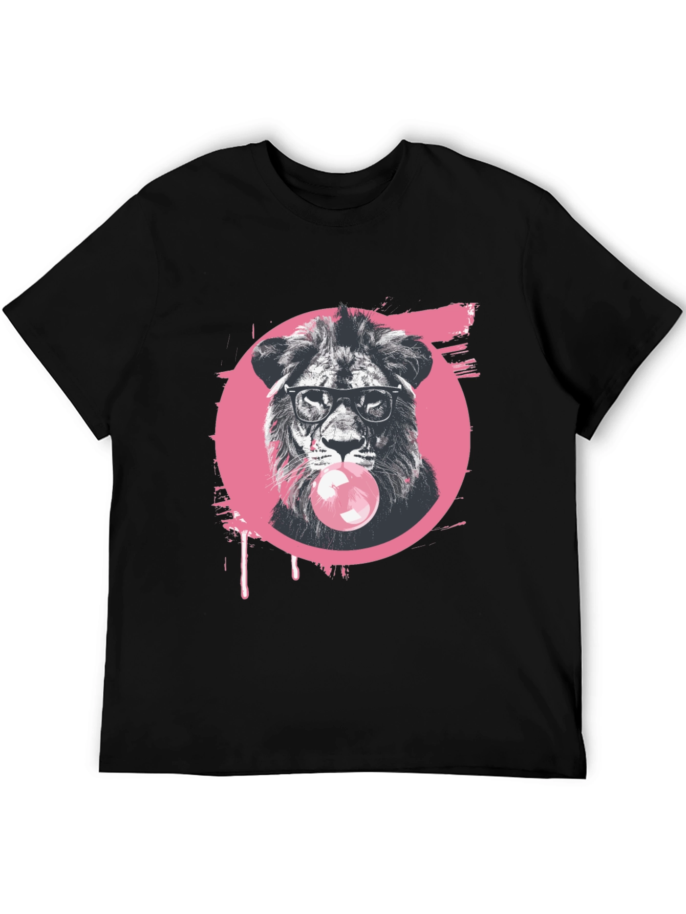 Cool Lion Bubble Gum Graphic Tee