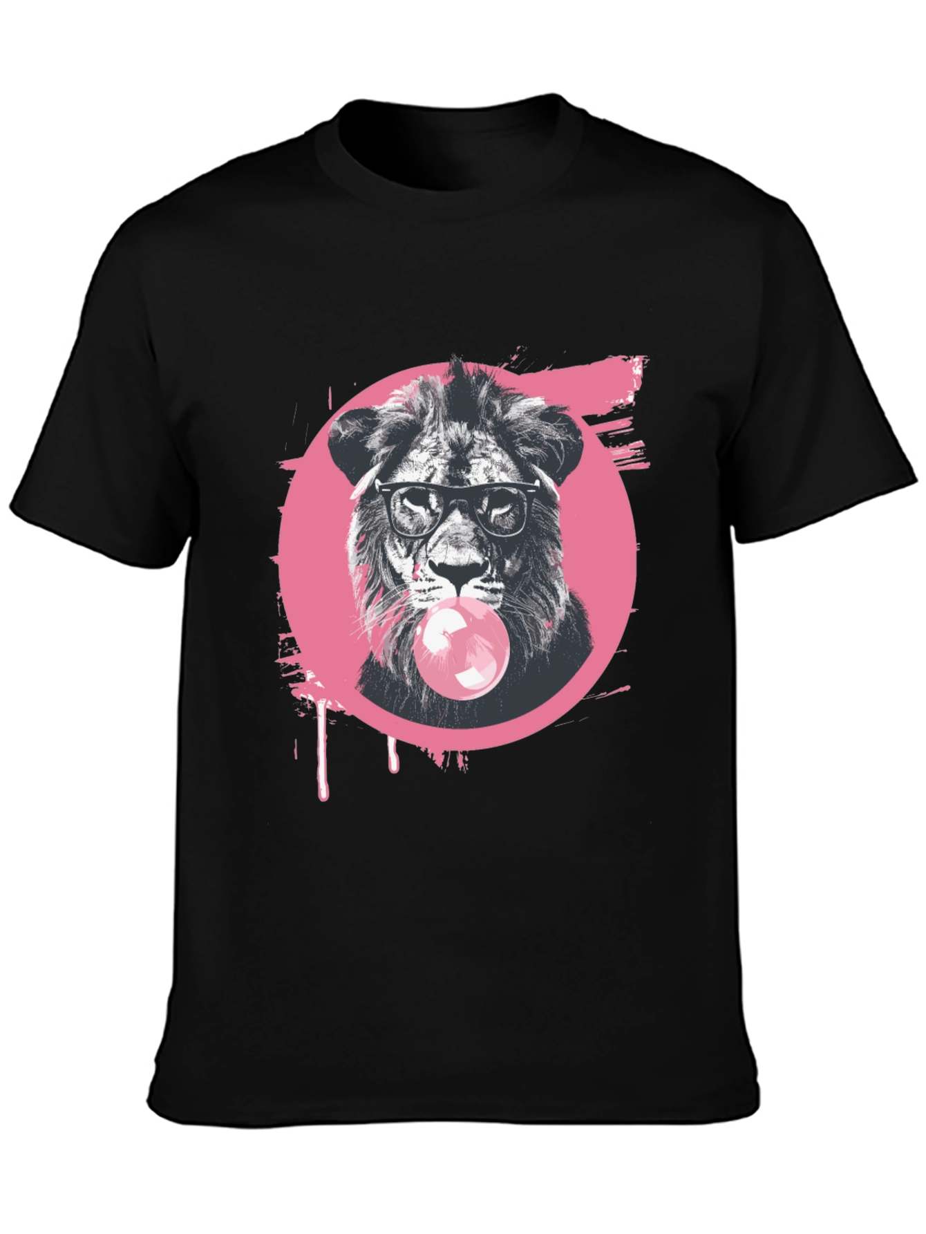 Cool Lion Bubble Gum Graphic Tee