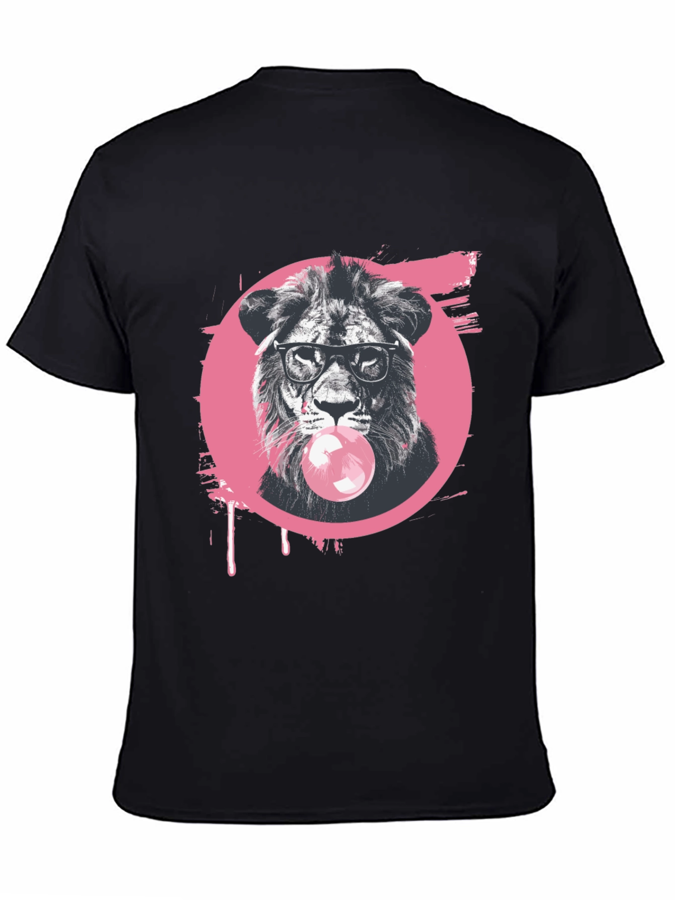 Cool Lion Bubble Gum Graphic Tee