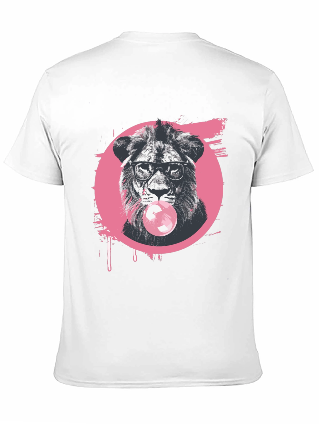 Cool Lion Bubble Gum Graphic Tee