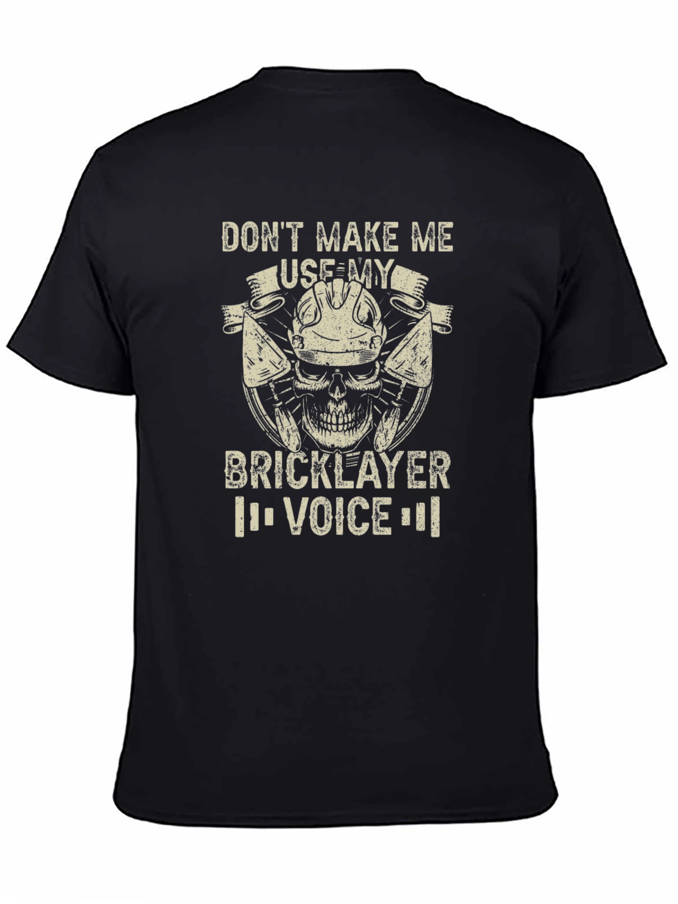 Bricklayer Voice Graphic Tee - Black Cotton