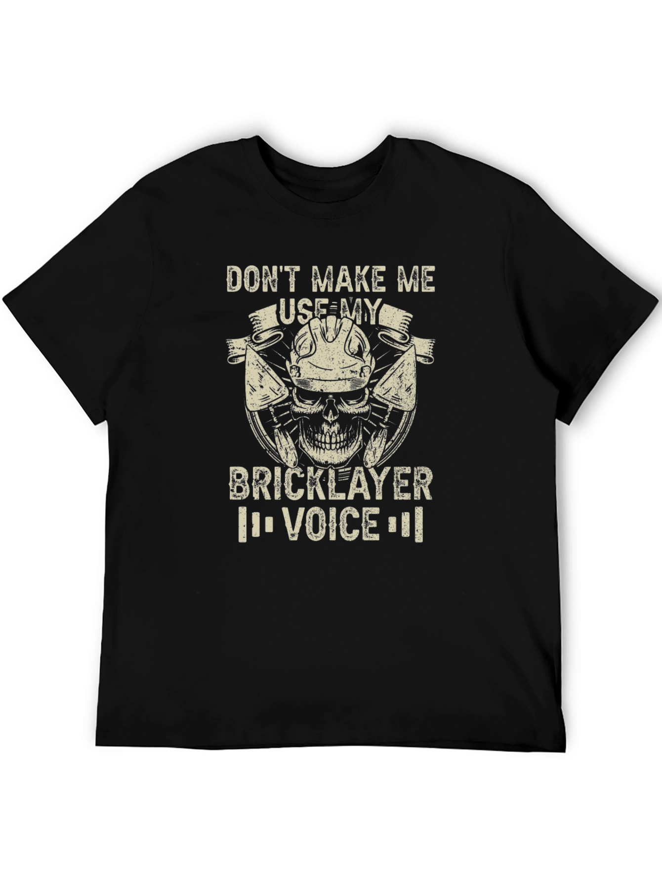 Bricklayer Voice Graphic Tee - Black Cotton