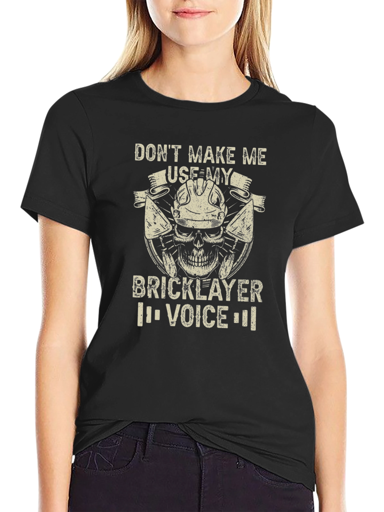 Bricklayer Voice Graphic Tee - Black Cotton