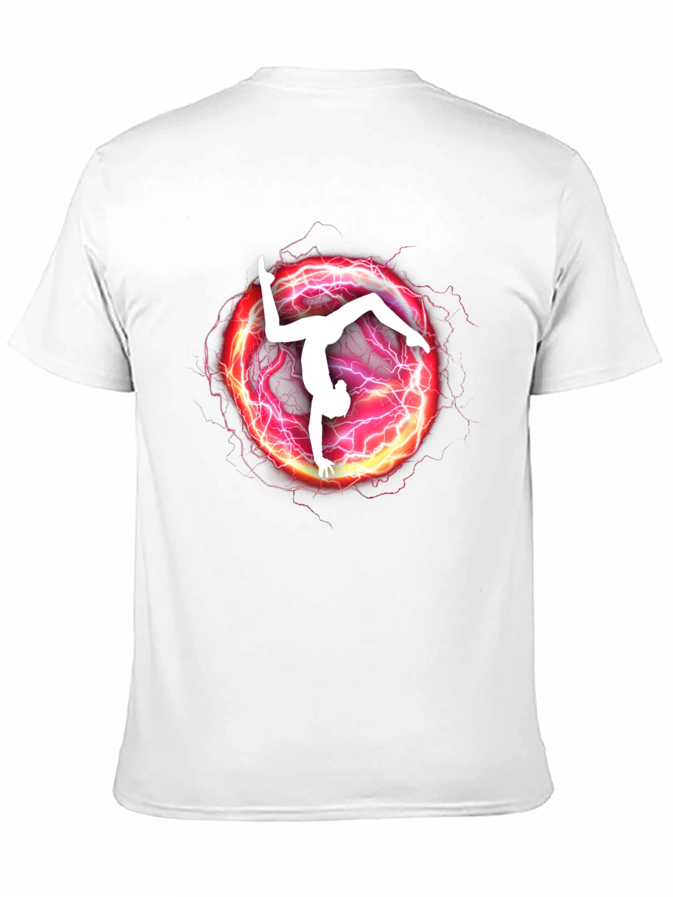 Gymnast Lightning Graphic T-Shirt - Athletic Style