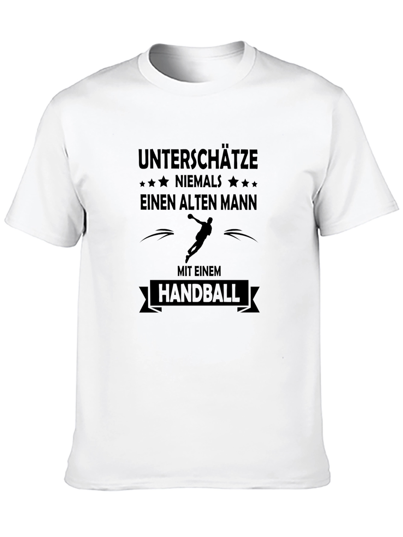 Unterschätze Niemals T-Shirt Handball Design