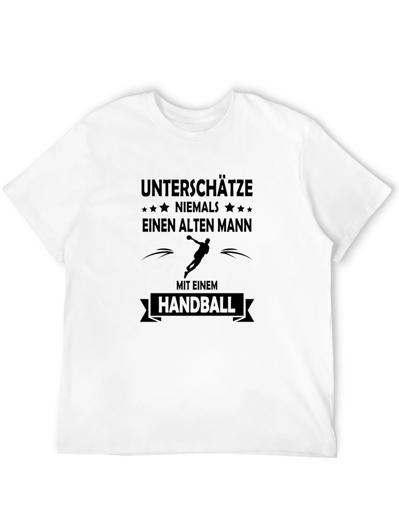 Unterschätze Niemals T-Shirt Handball Design