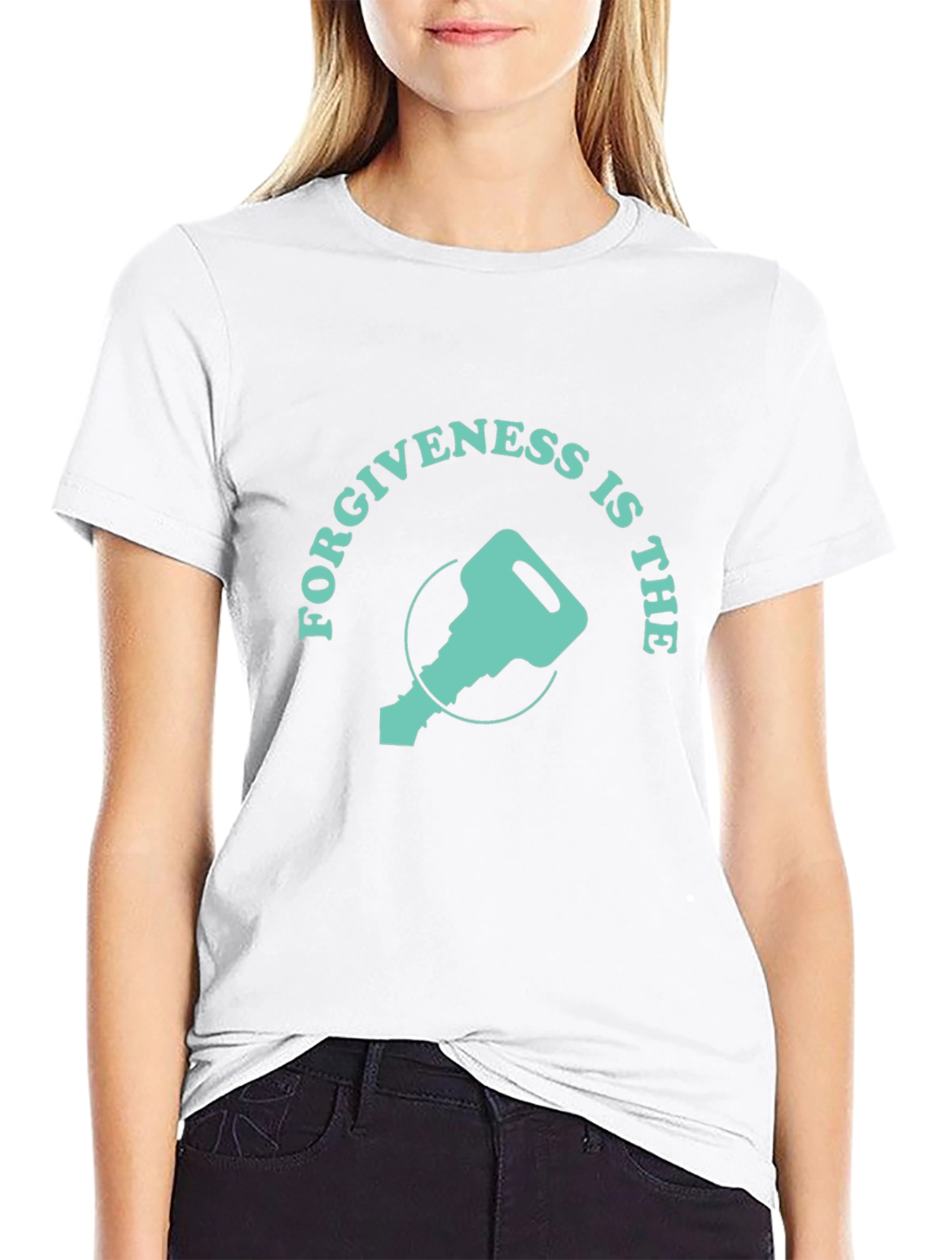 Forgiveness Key Graphic T-Shirt - Inspiring Design