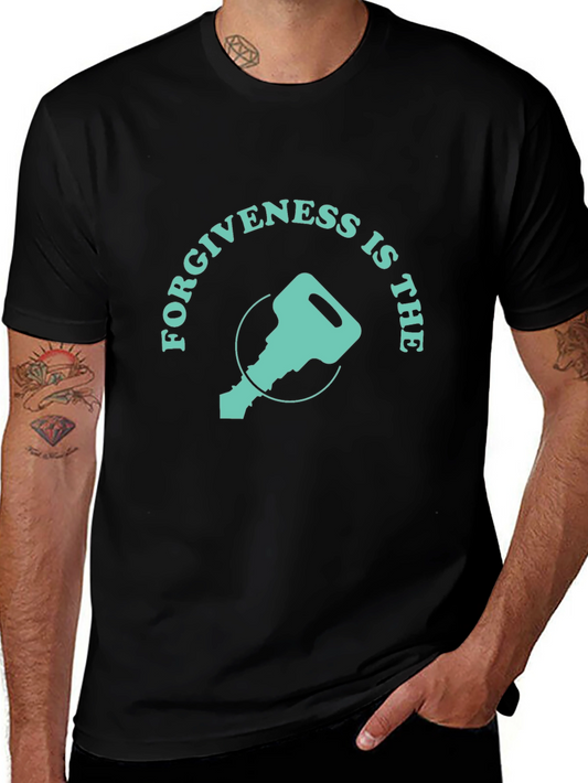 Forgiveness Key Graphic T-Shirt - Inspiring Design