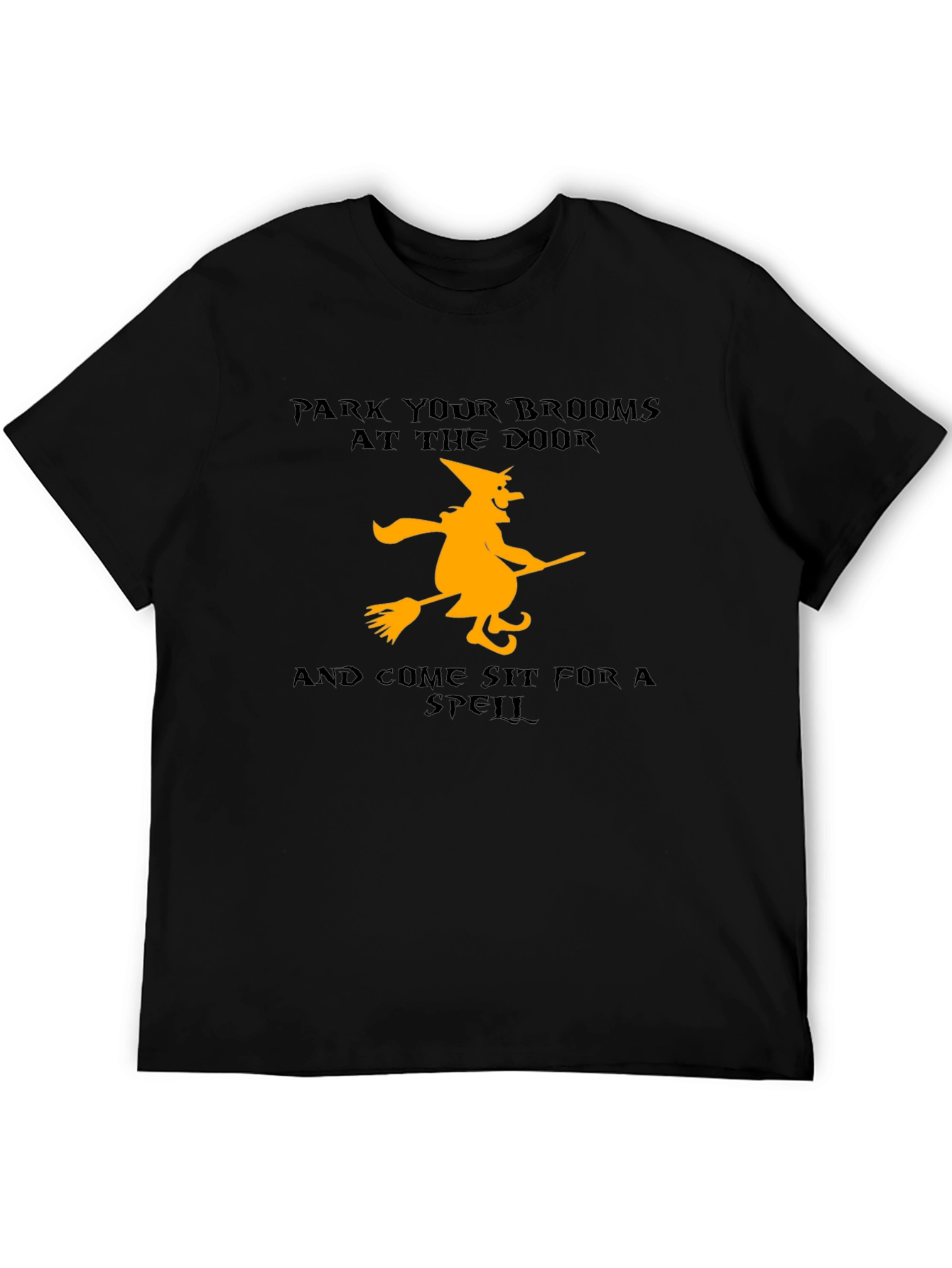 Halloween Witch T-Shirt - Park Your Brooms