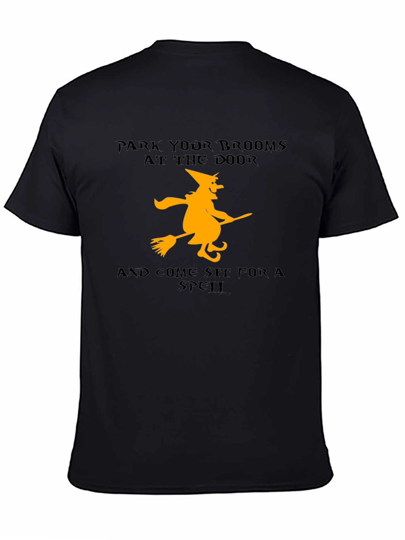 Halloween Witch T-Shirt - Park Your Brooms