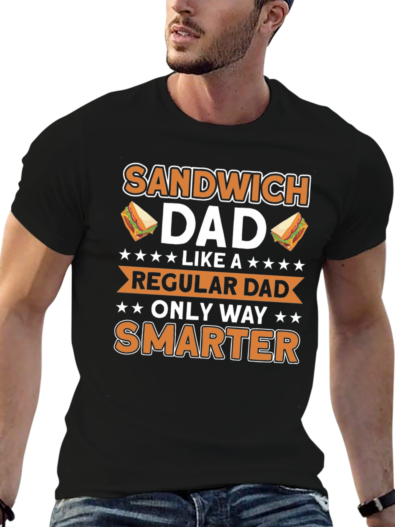 Sandwich Dad Smarter Funny T-Shirt