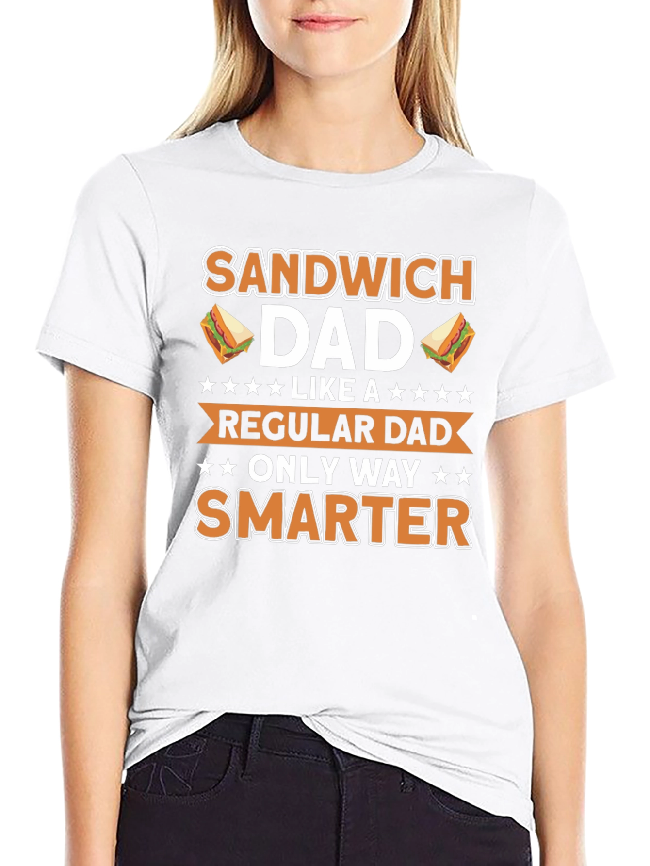 Sandwich Dad Smarter Funny T-Shirt