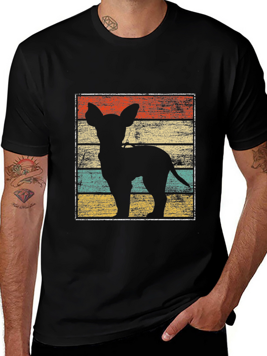Retro Chihuahua Graphic Tee - Vintage Dog Lover Shirt