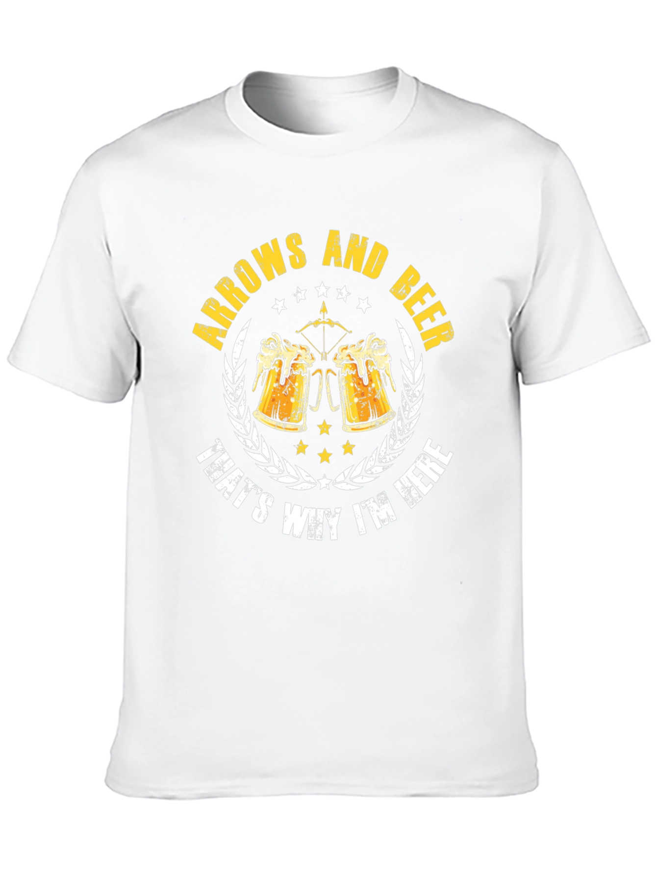 Arrows and Beer T-Shirt - Why Im Here!