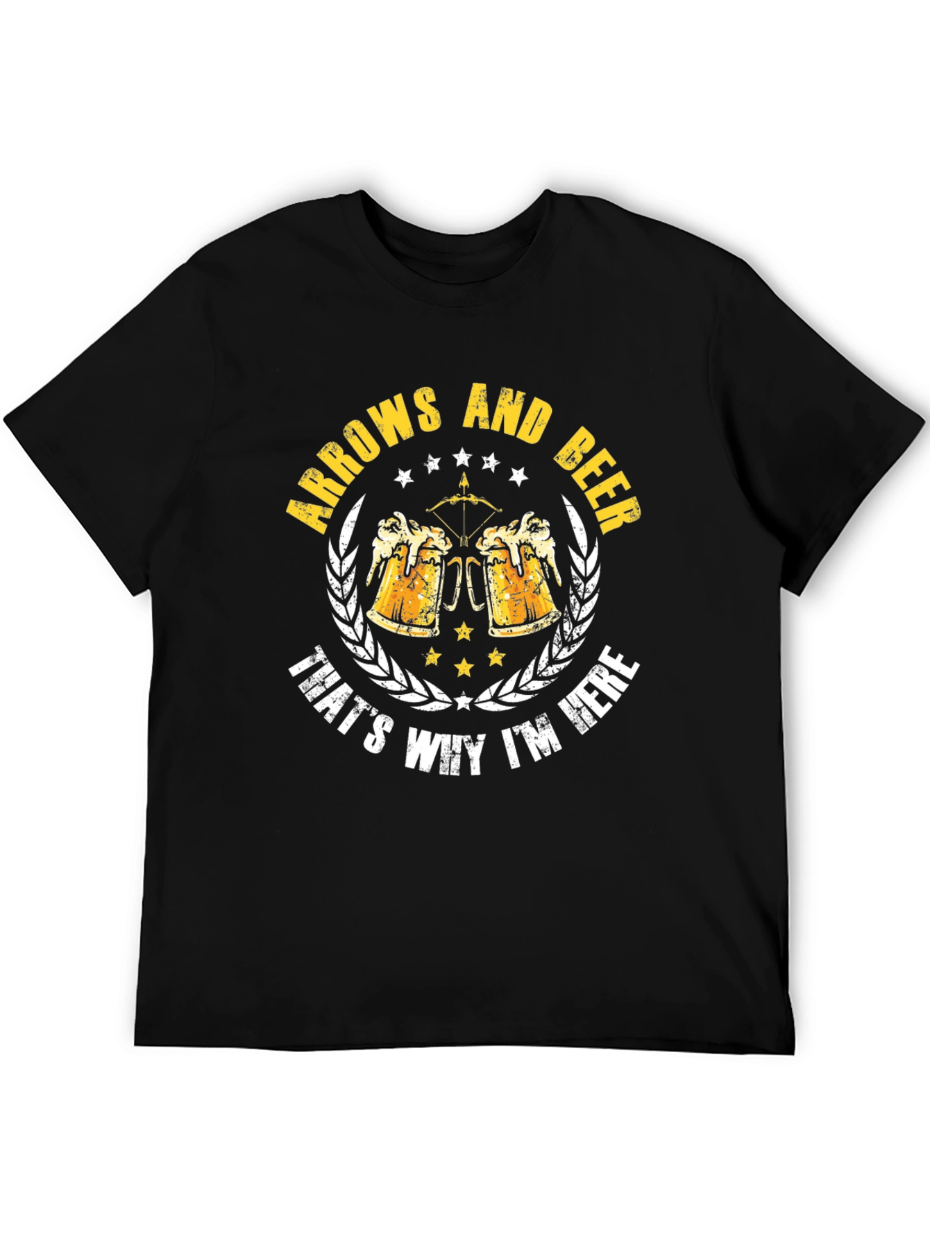 Arrows and Beer T-Shirt - Why Im Here!