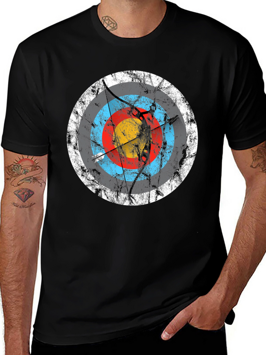 Archery Target Graphic Tee - Black