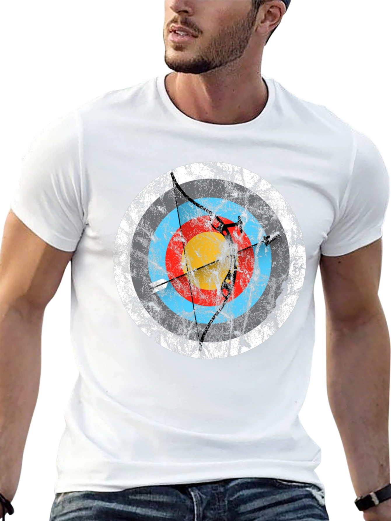 Archery Target Graphic Tee - Black