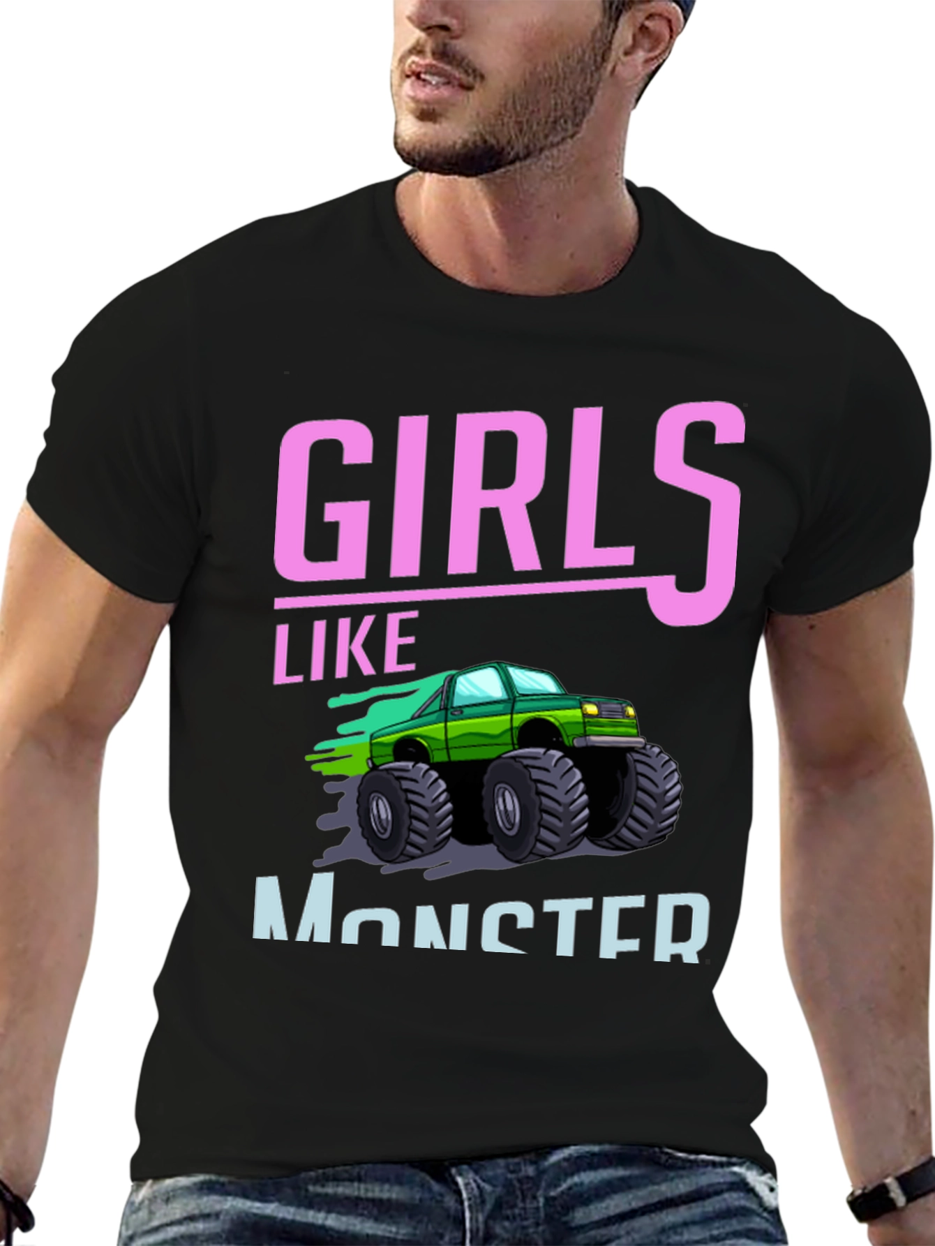 Girls Like Monster Trucks Graphic Tee