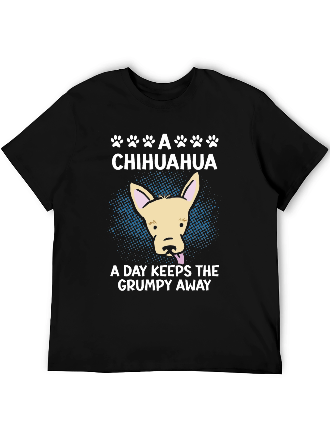 Chihuahua Grumpy Away Graphic Tee