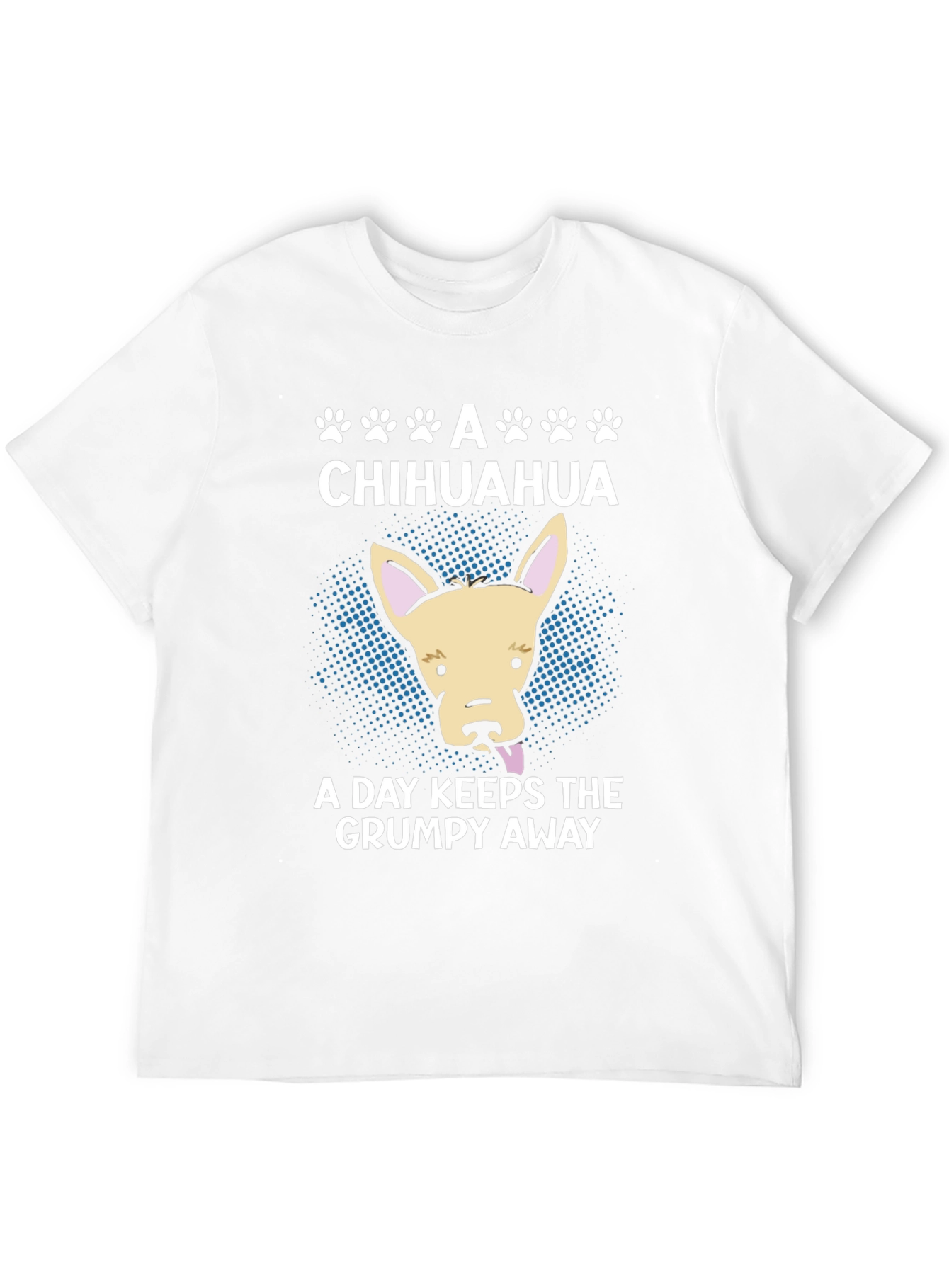 Chihuahua Grumpy Away Graphic Tee