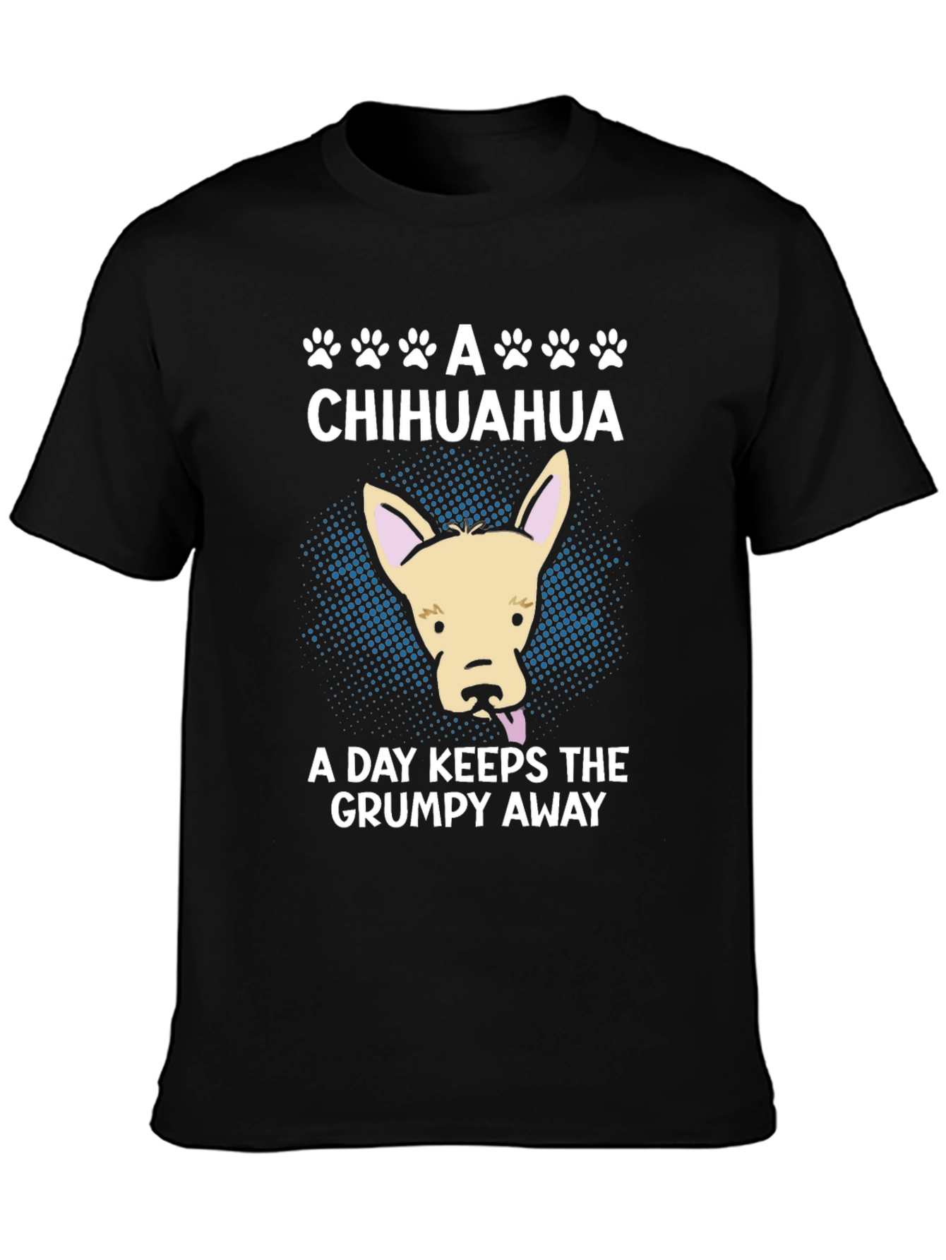 Chihuahua Grumpy Away Graphic Tee