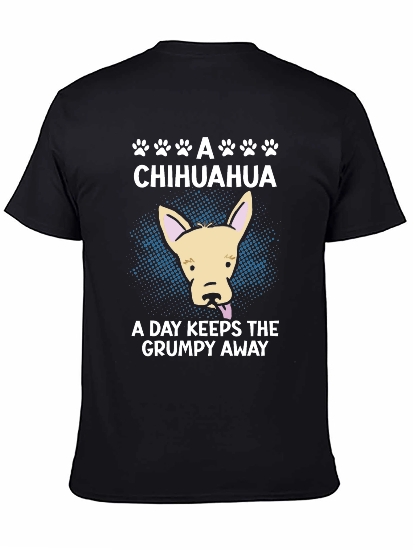 Chihuahua Grumpy Away Graphic Tee