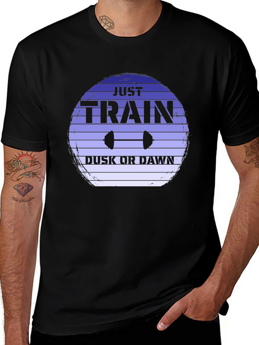 Just Train Dusk or Dawn Graphic Tee - Black