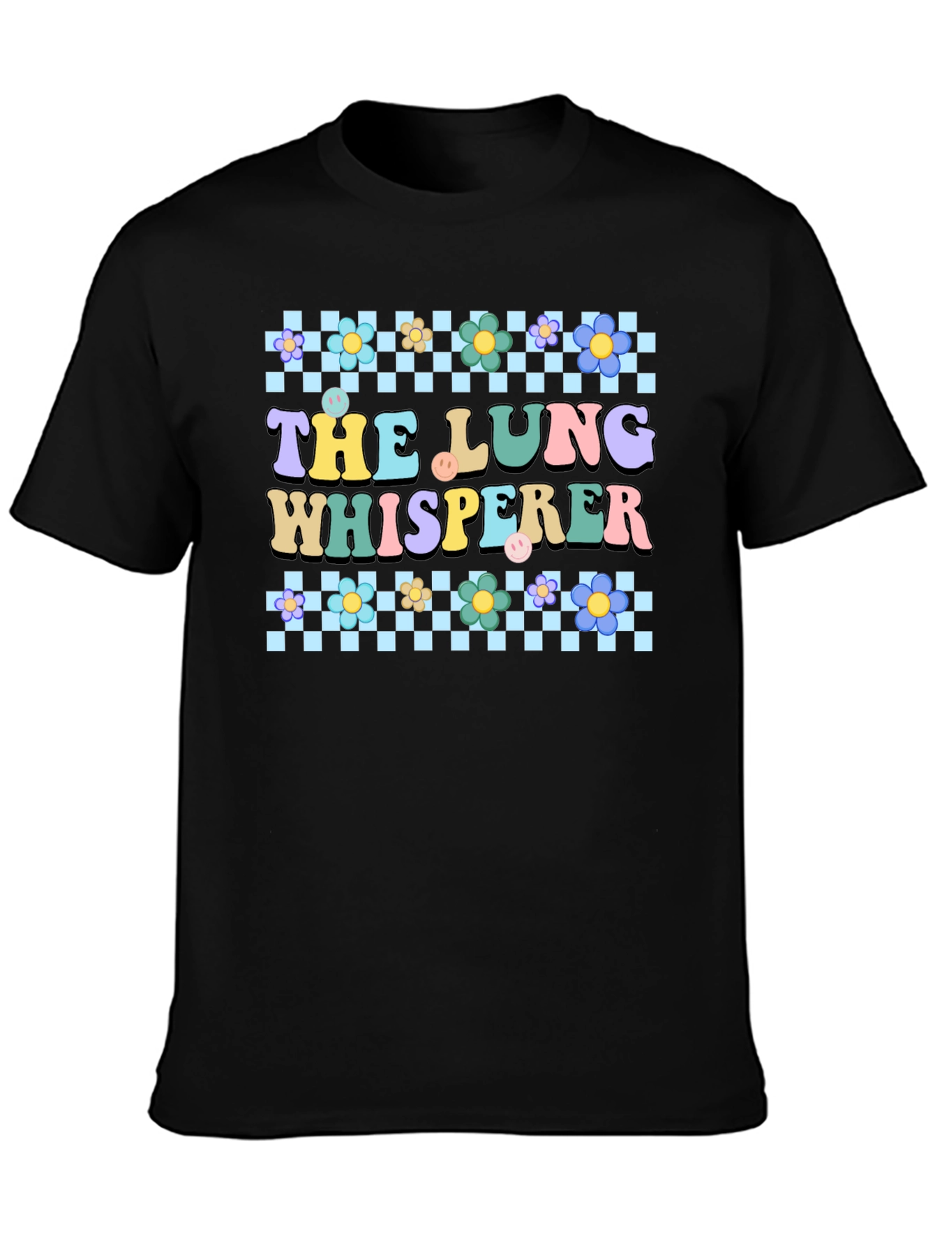 Lung Whisperer Retro Floral T-Shirt