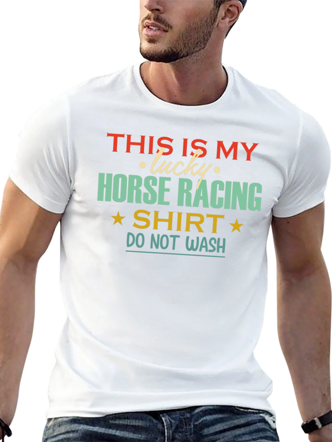 Lucky Horse Racing T-Shirt - Do Not Wash!