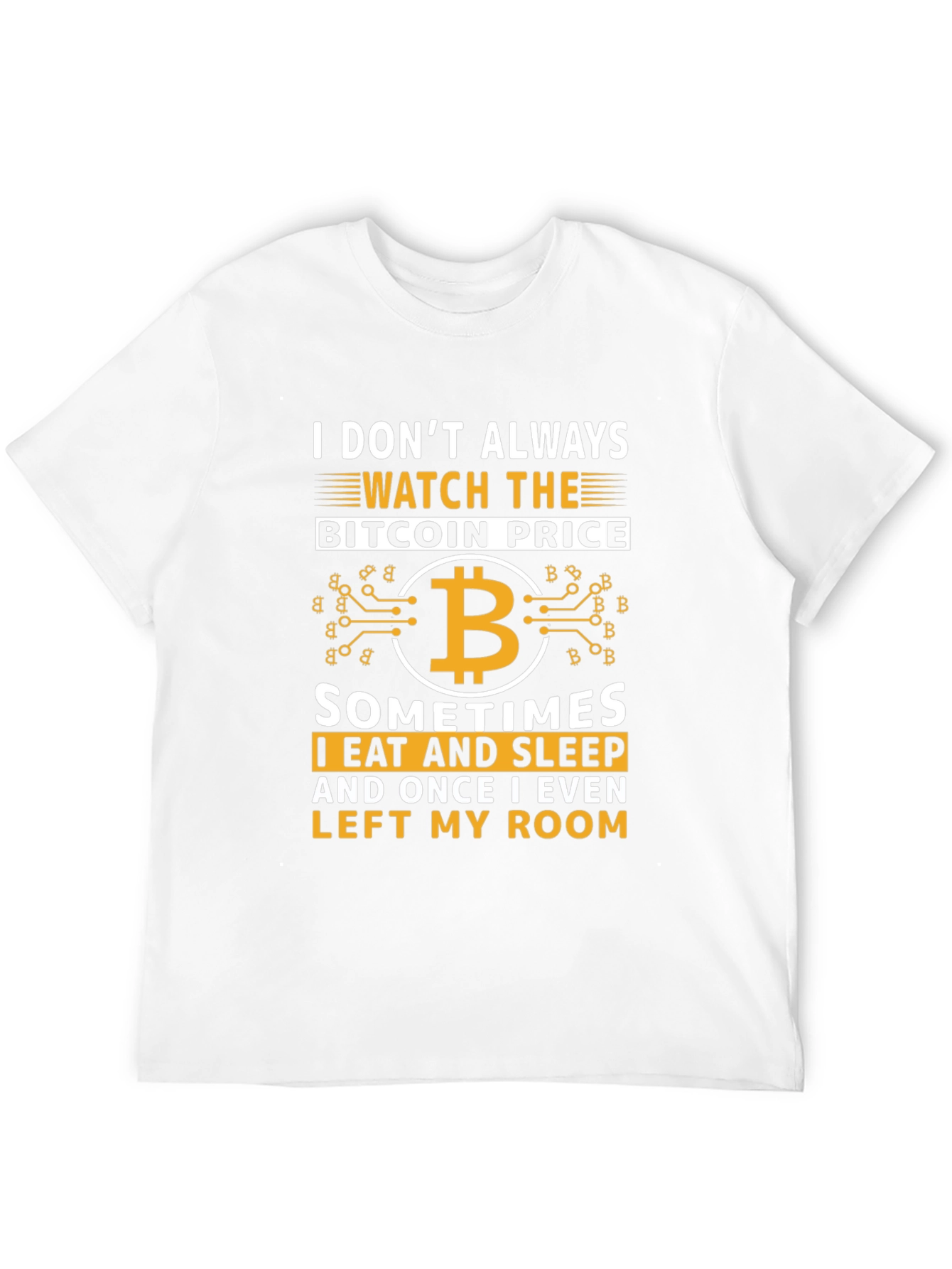 Bitcoin Cryptocurrency Graphic T-Shirt