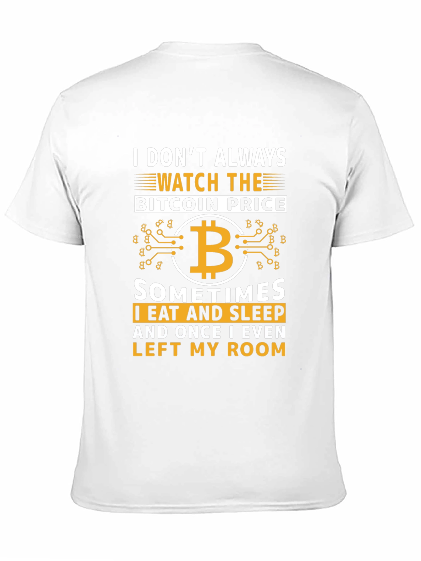 Bitcoin Cryptocurrency Graphic T-Shirt