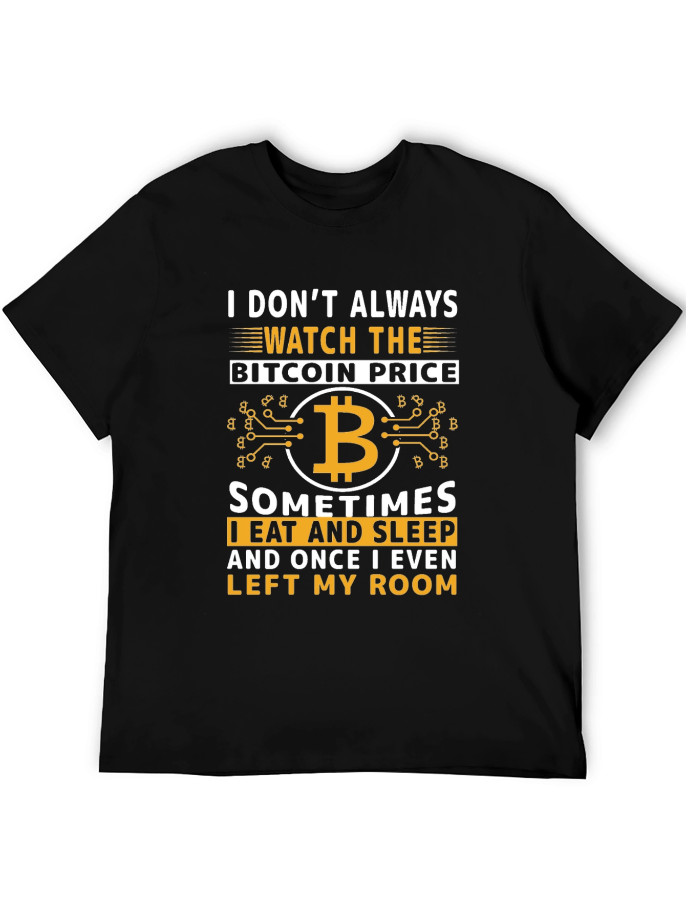 Bitcoin Cryptocurrency Graphic T-Shirt