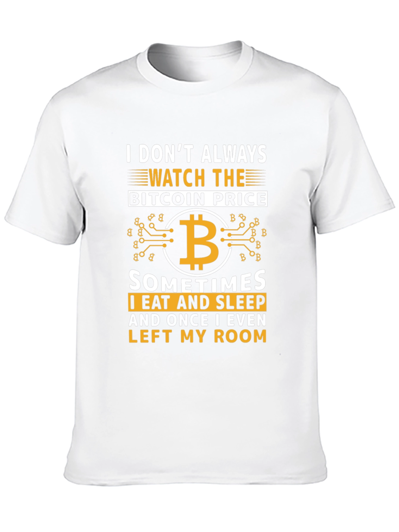 Bitcoin Cryptocurrency Graphic T-Shirt