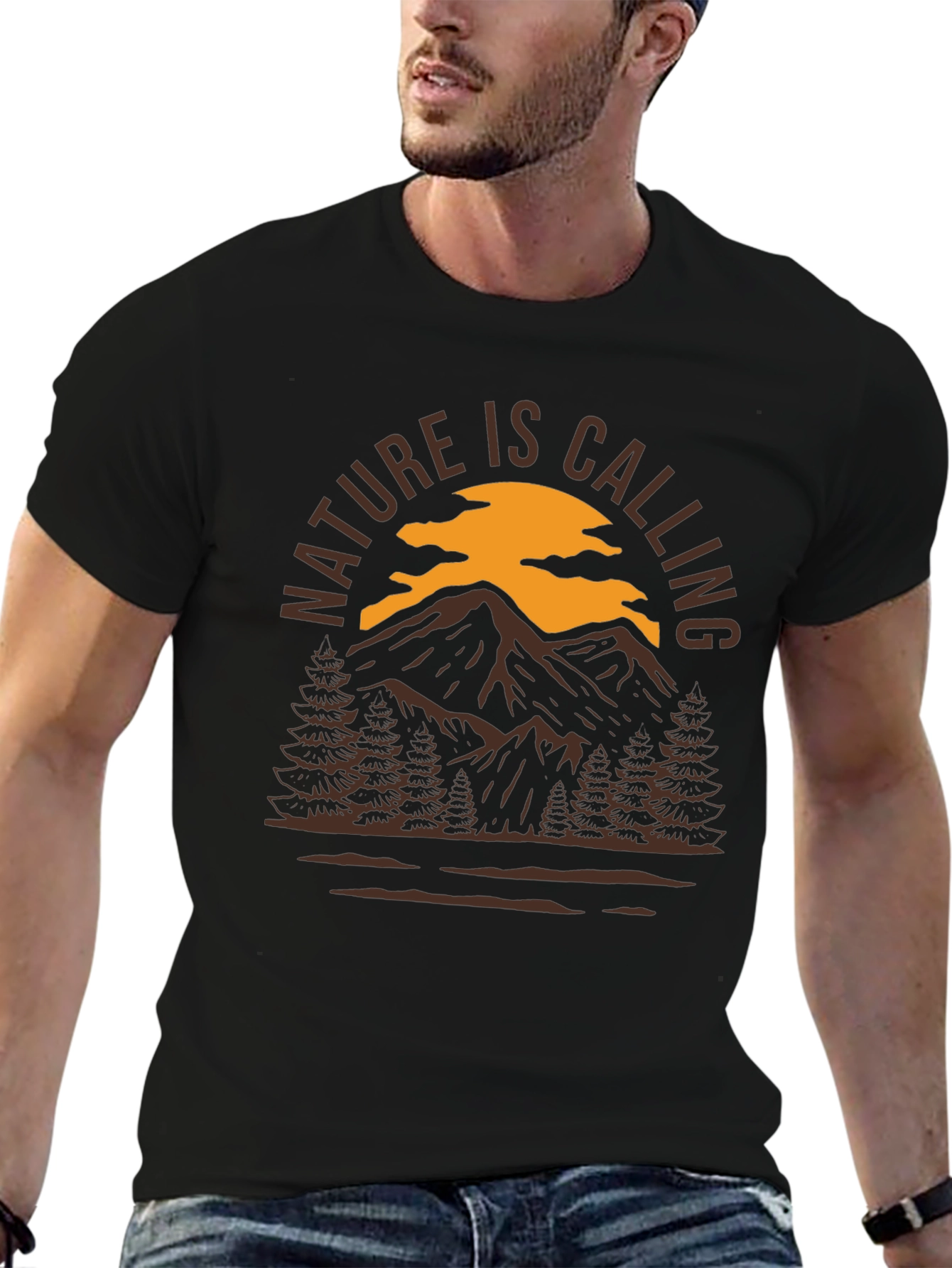 Nature is Calling Tee - Mountain Adventure Shirt
