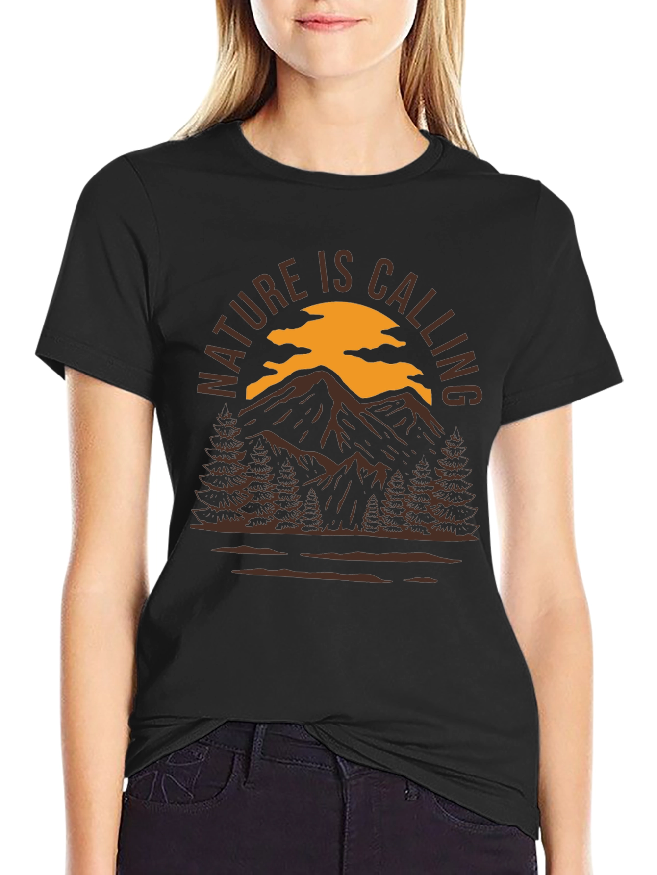 Nature is Calling Tee - Mountain Adventure Shirt