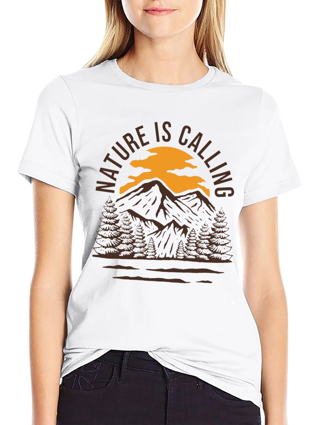 Nature is Calling Tee - Mountain Adventure Shirt