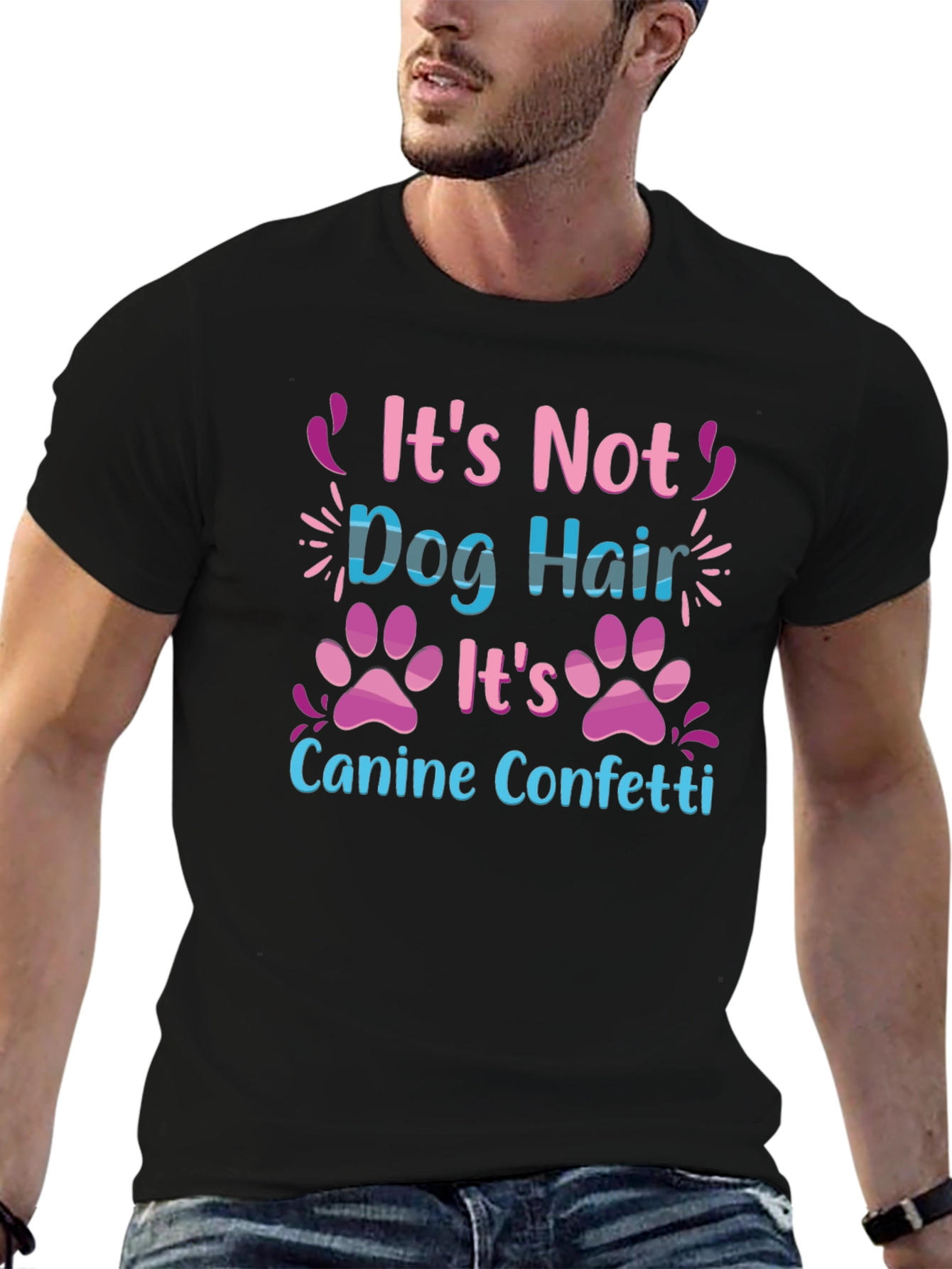 Dog Hair Canine Confetti T-Shirt