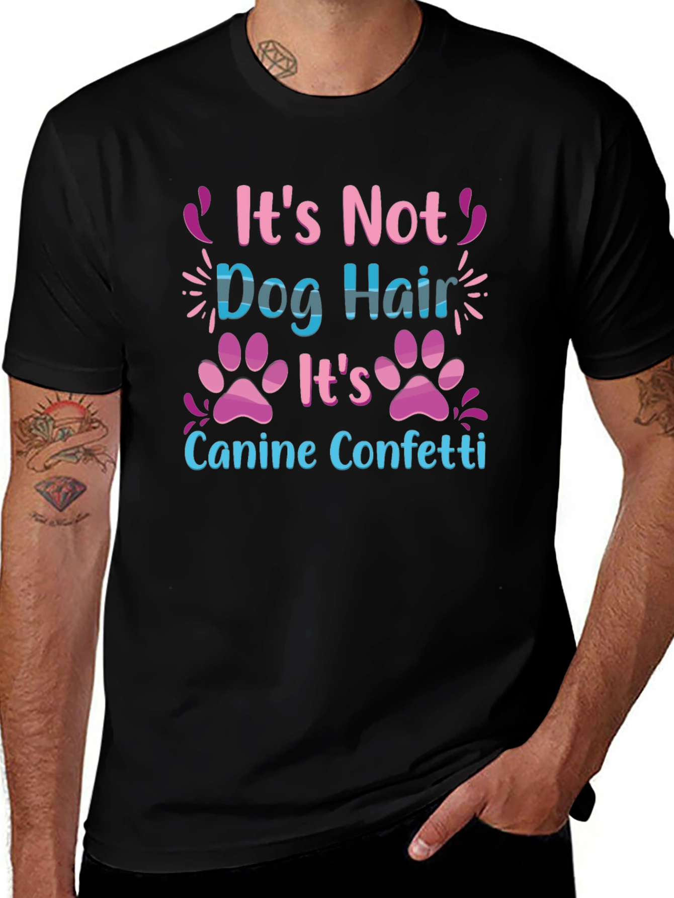 Dog Hair Canine Confetti T-Shirt