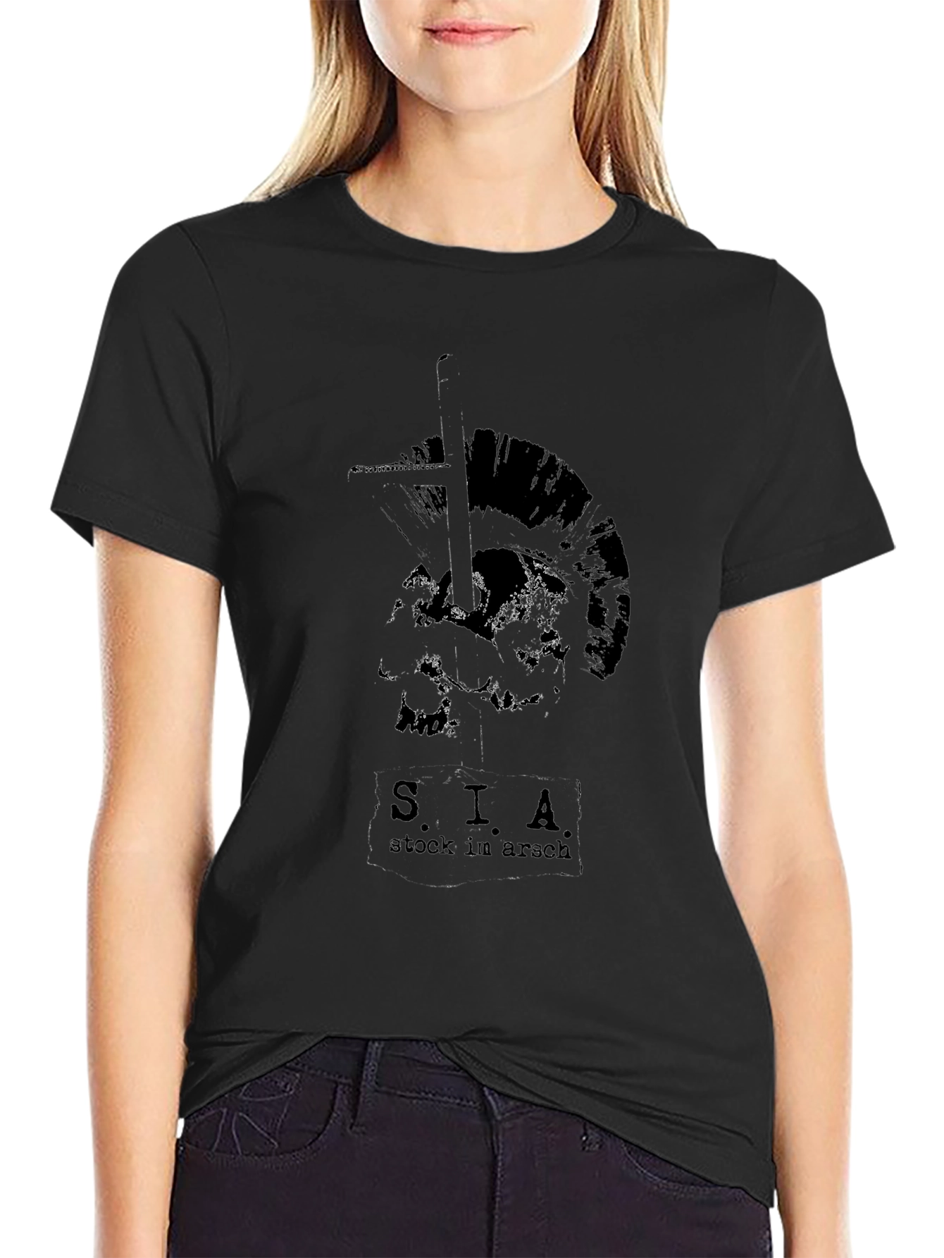 SIA Stock In Arch Graphic Tee - Black