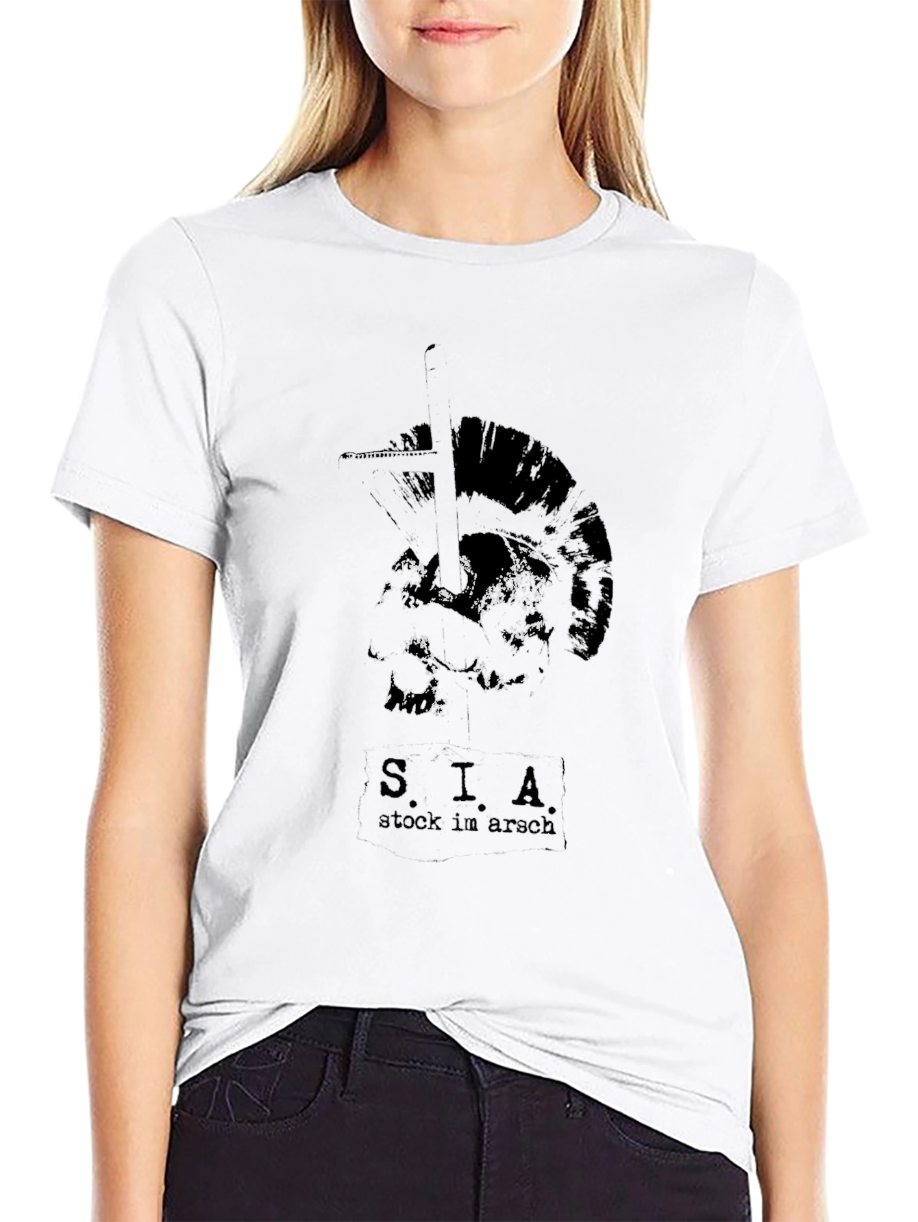 SIA Stock In Arch Graphic Tee - Black
