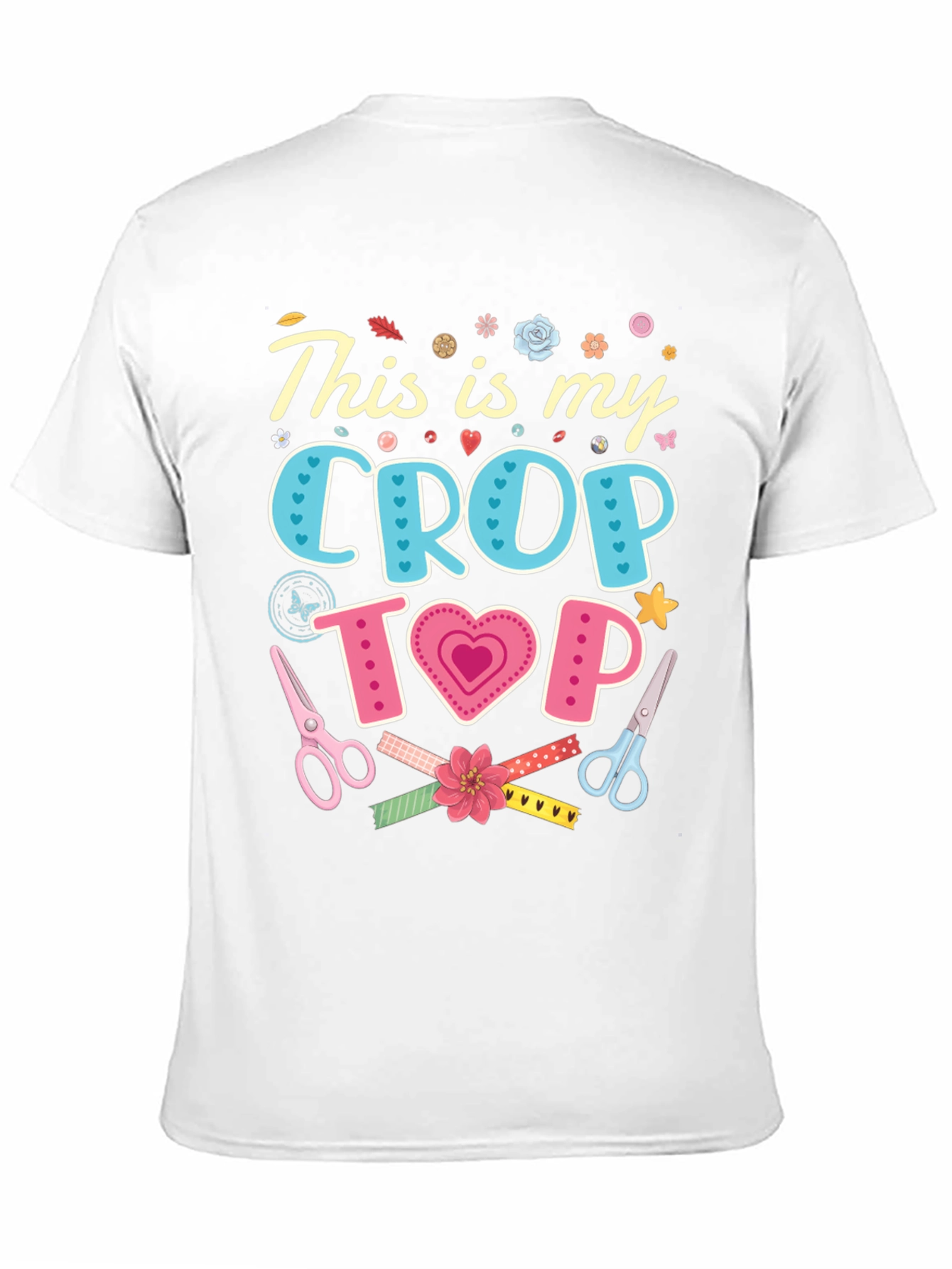 This is My Crop Top Crafting T-Shirt