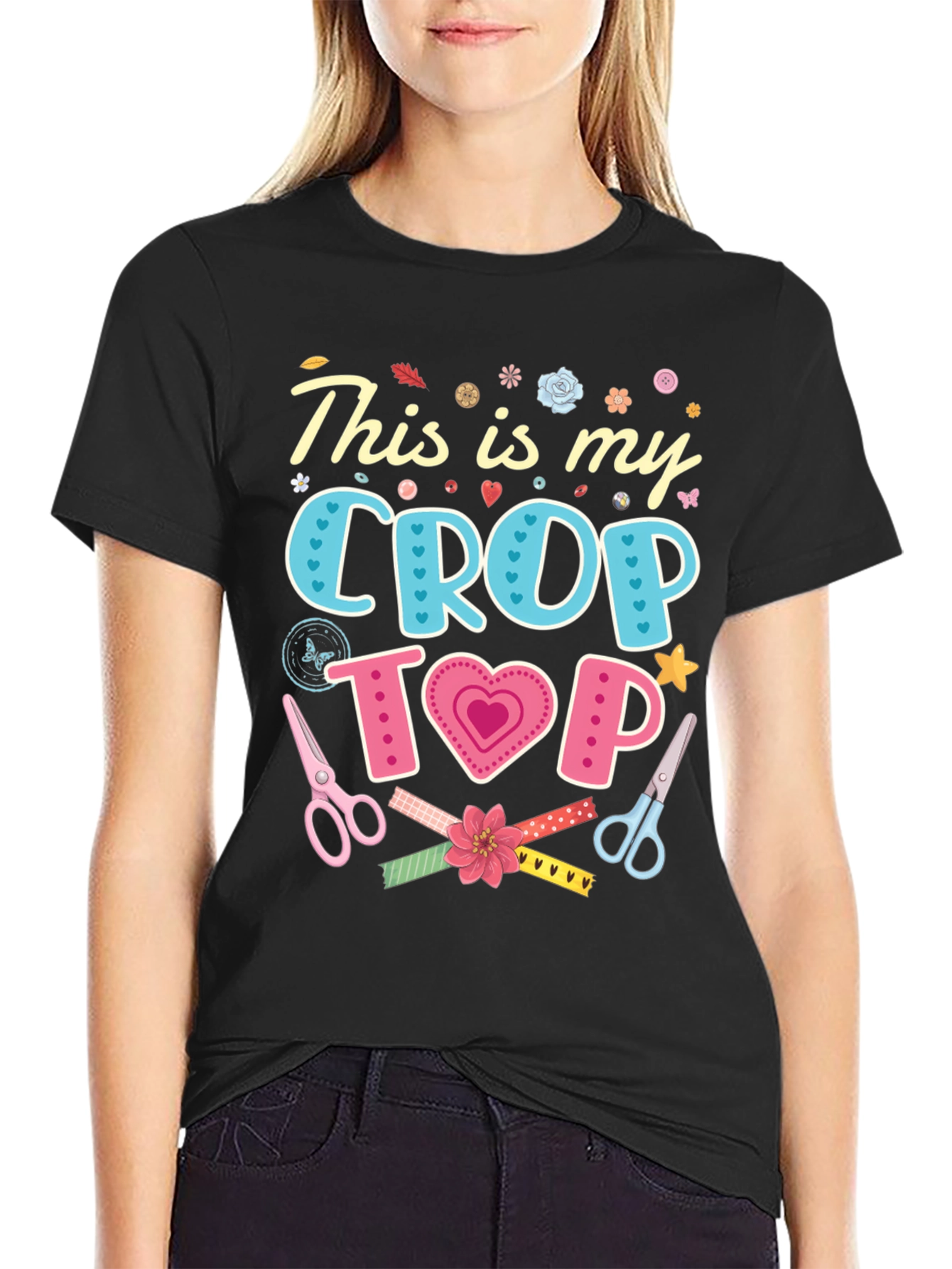 This is My Crop Top Crafting T-Shirt
