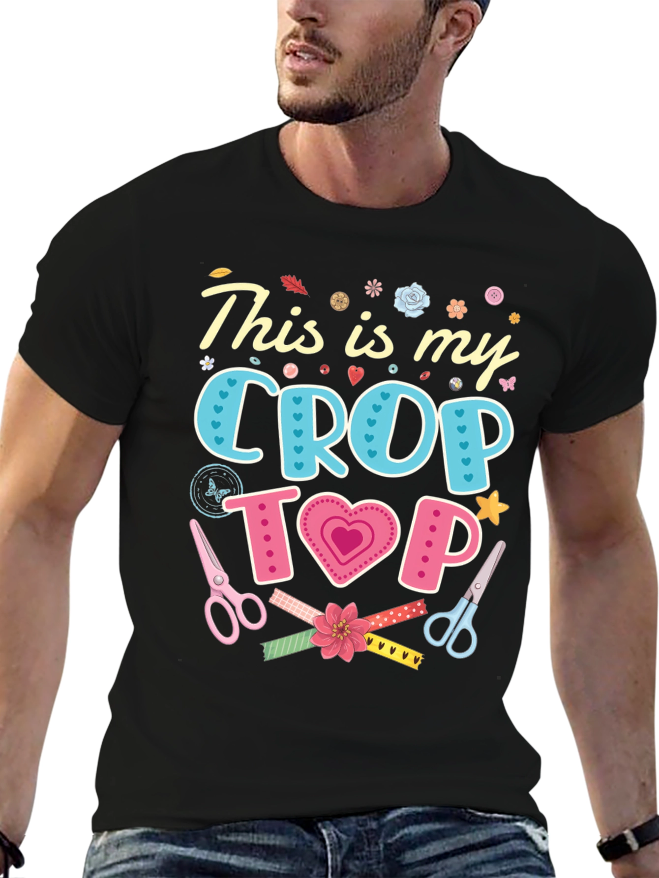 This is My Crop Top Crafting T-Shirt