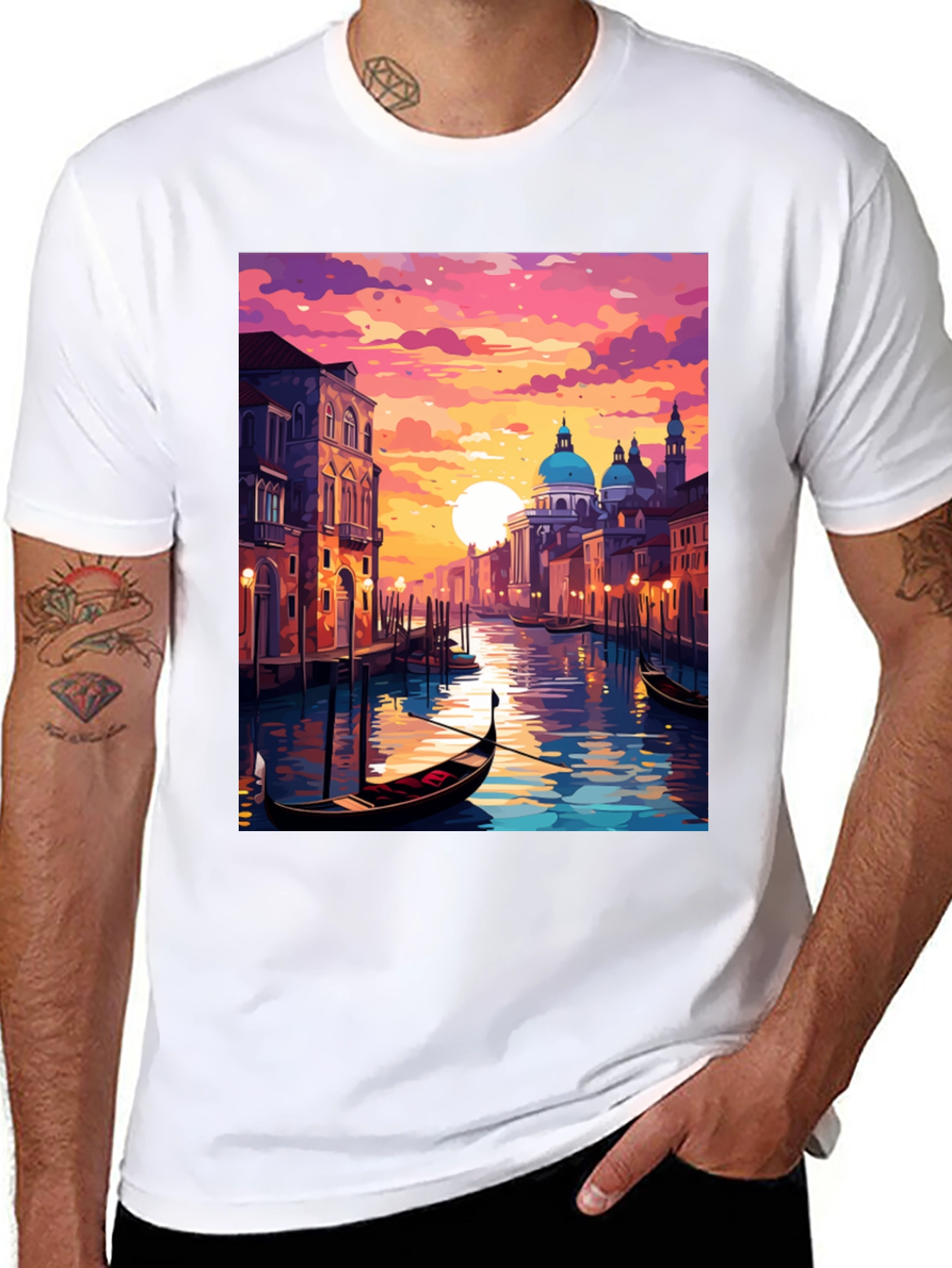 Venice Canal Art T-Shirt