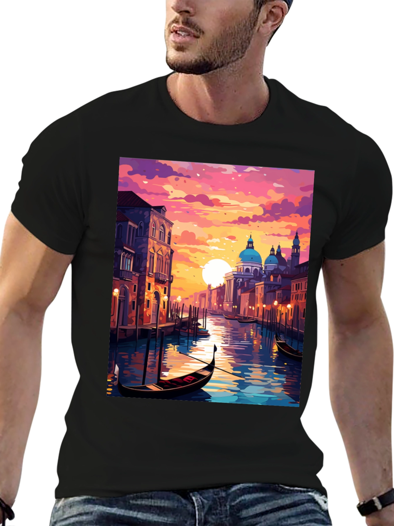 Venice Canal Art T-Shirt