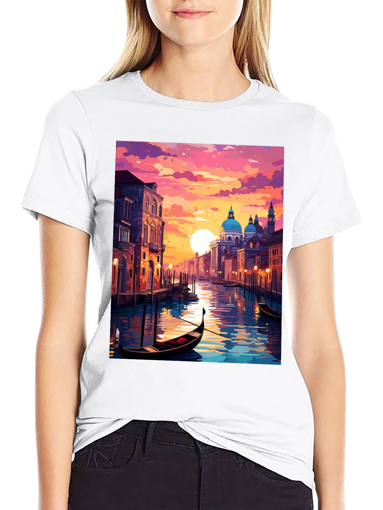 Venice Canal Art T-Shirt