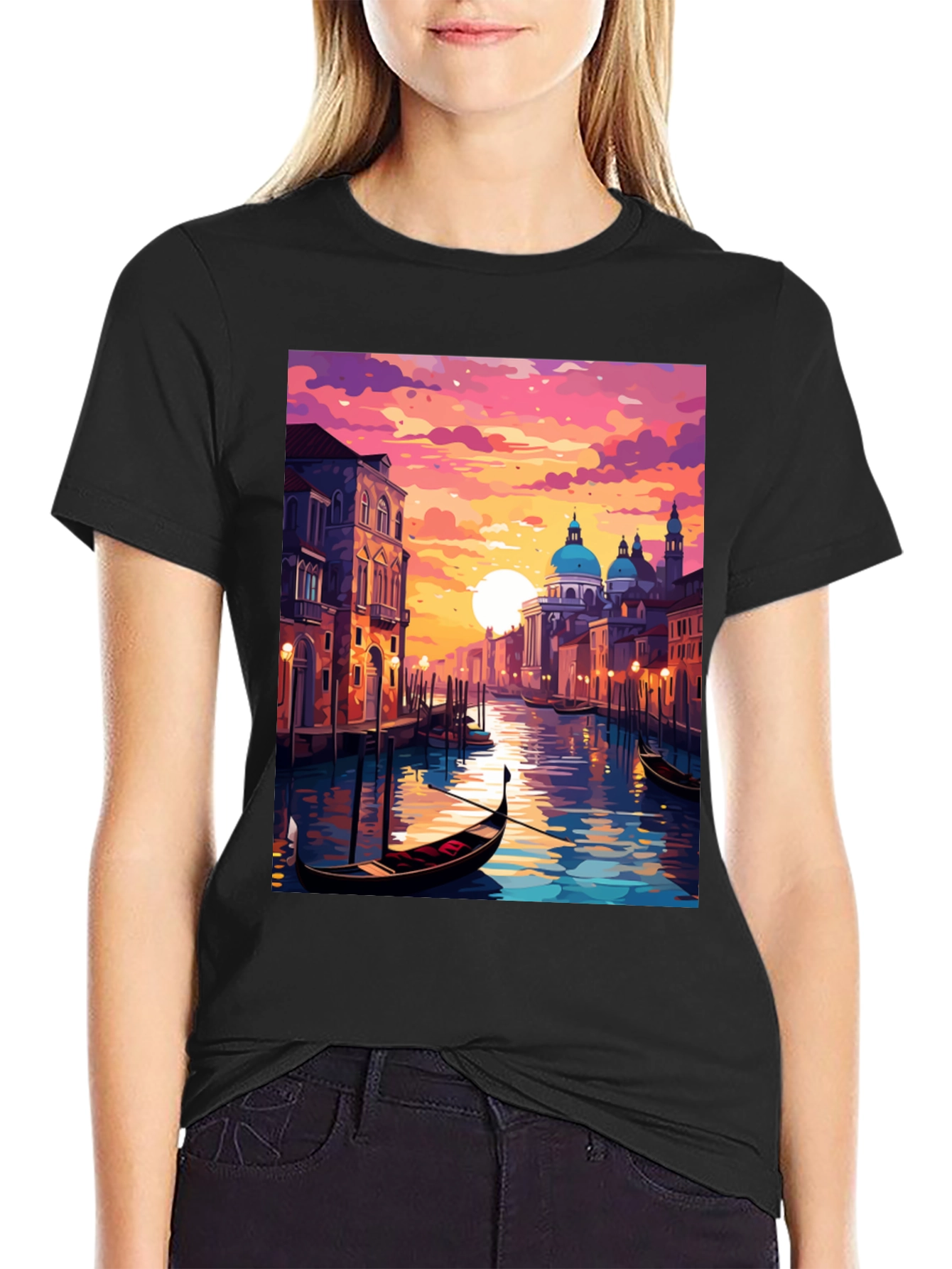 Venice Canal Art T-Shirt